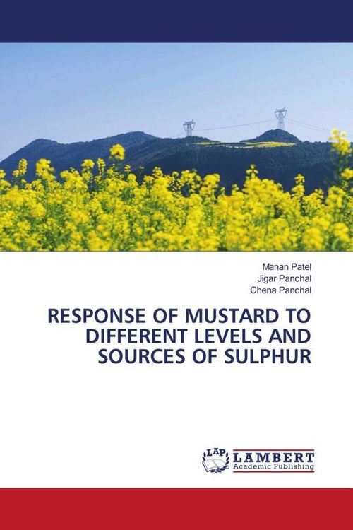 Produktbild: Response Of Mustard To Different Levels and Sources Of Sulphur