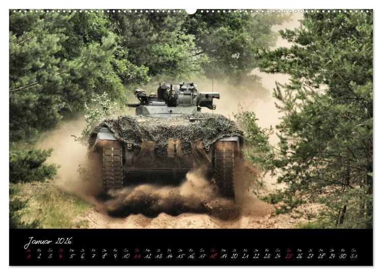 Produktbild: Sch&uuml;tzenpanzer Marder (Wandkalender 2026 DIN A2 quer), CALVENDO Monatskalender