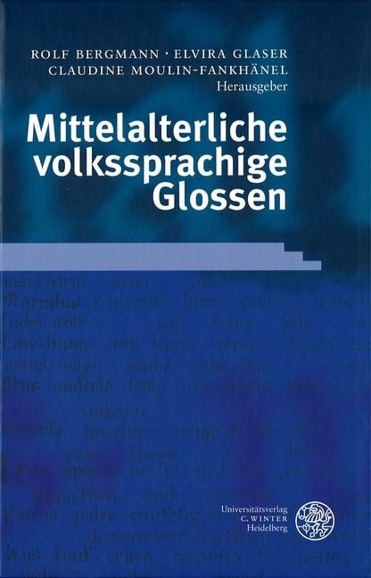 Produktbild: Mittelalterliche volkssprachige Glossen