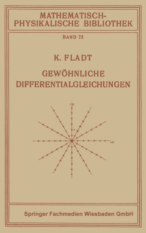 Produktbild: Gew&ouml;hnliche Differentialgleichungen