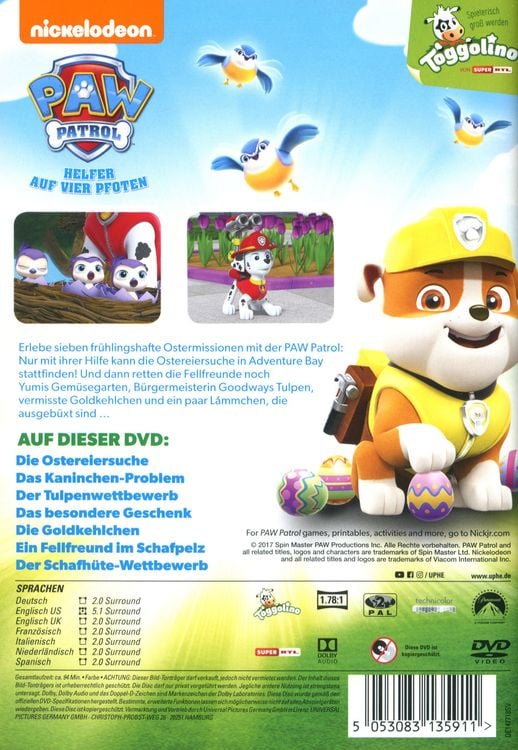 Produktbild: Paw Patrol - Ostern auf vier Pfoten