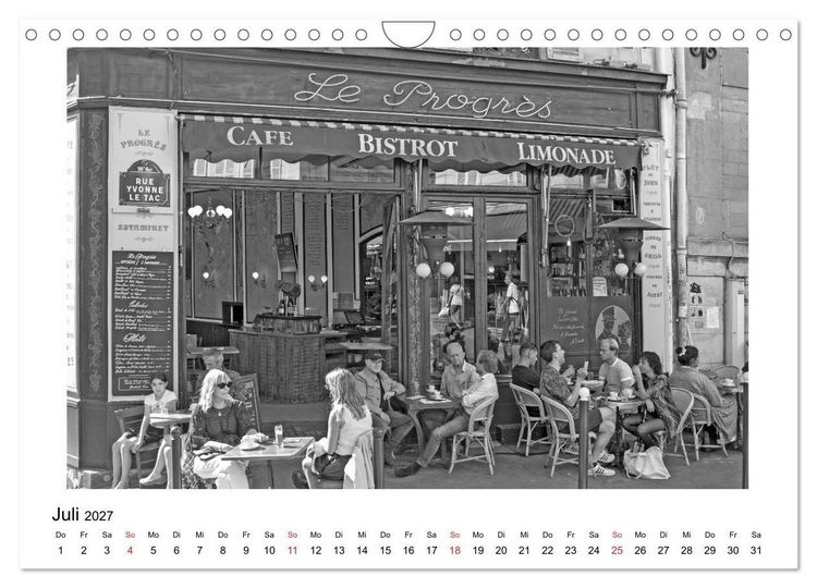 Produktbild: Paris vive la m&eacute;tropole (Wandkalender 2027 DIN A4 quer), CALVENDO Monatskalender