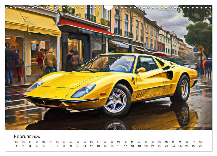 Produktbild: Surreale Autofreuden (Wandkalender 2026 DIN A3 quer), CALVENDO Monatskalender