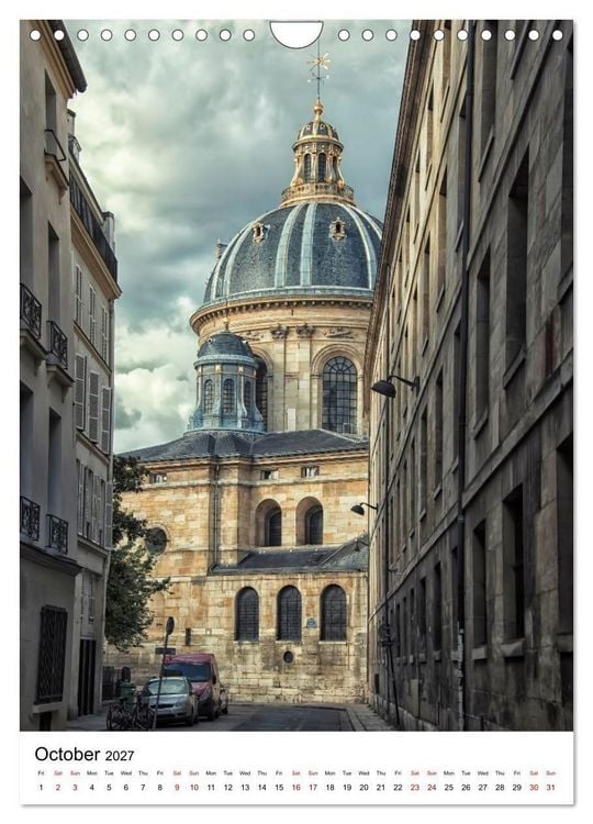 Produktbild: Wonders of Paris (Wall Calendar 2027 DIN A4 portrait), CALVENDO 12 Month Wall Calendar