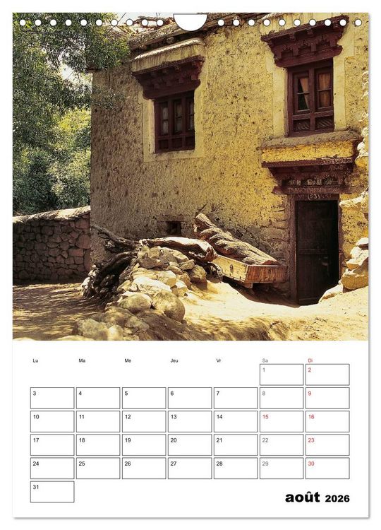 Produktbild: L'Inde du Nord (Calendrier mural 2026 DIN A4 horizontal), CALVENDO calendrier mensuel