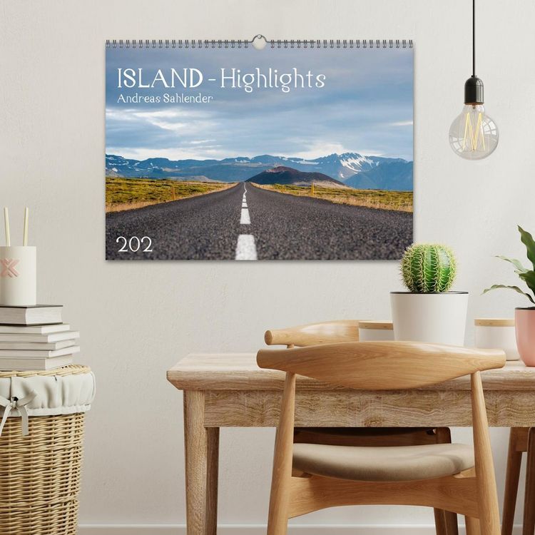 Produktbild: Island Highlights (Wandkalender 2026 DIN A3 quer), CALVENDO Monatskalender