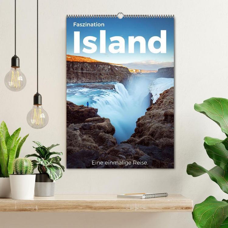 Produktbild: Faszination Island - Eine einmalige Reise. (Wandkalender 2026 DIN A2 hoch), CALVENDO Monatskalender