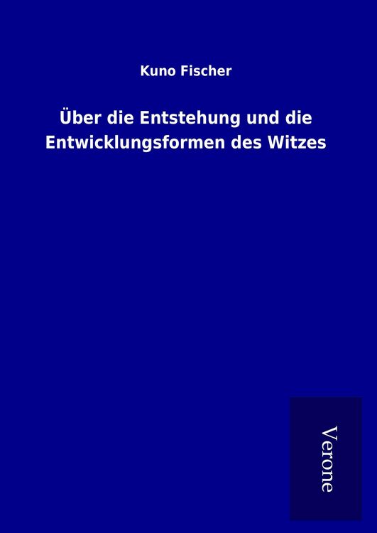 Produktbild: &Uuml;ber die Entstehung und die Entwicklungsformen des Witzes