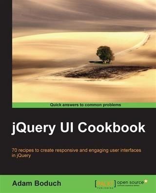 Produktbild: JQuery UI Cookbook