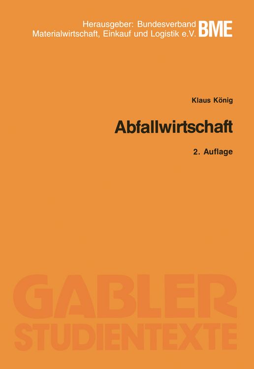 Produktbild: Abfallwirtschaft
