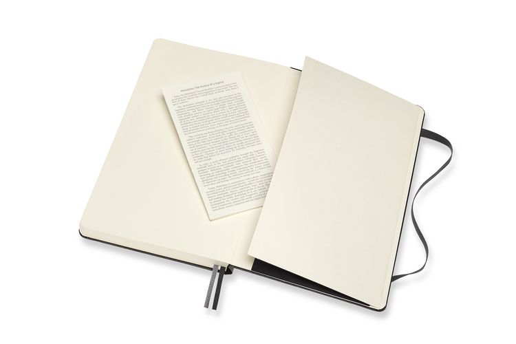 Produktbild: Moleskine Notizbuch Large/A5, Liniert, Erweiterte Seitenanzahl, Schwarz
