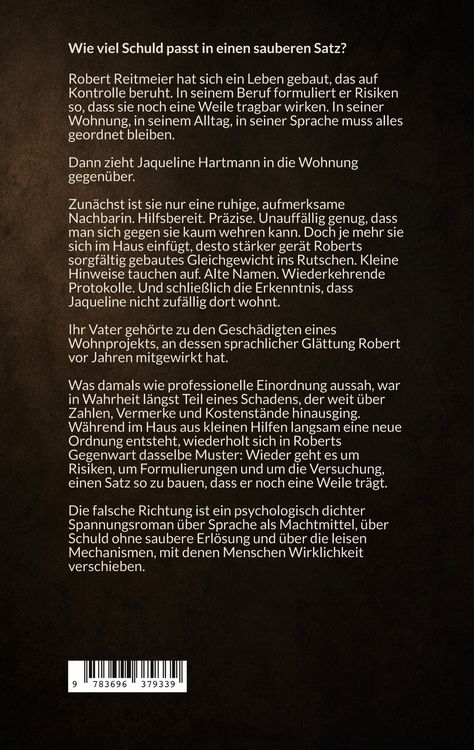 Produktbild: Die falsche Richtung