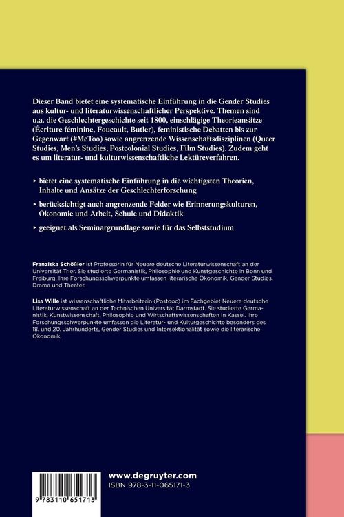 Produktbild: Einf&uuml;hrung in die Gender Studies