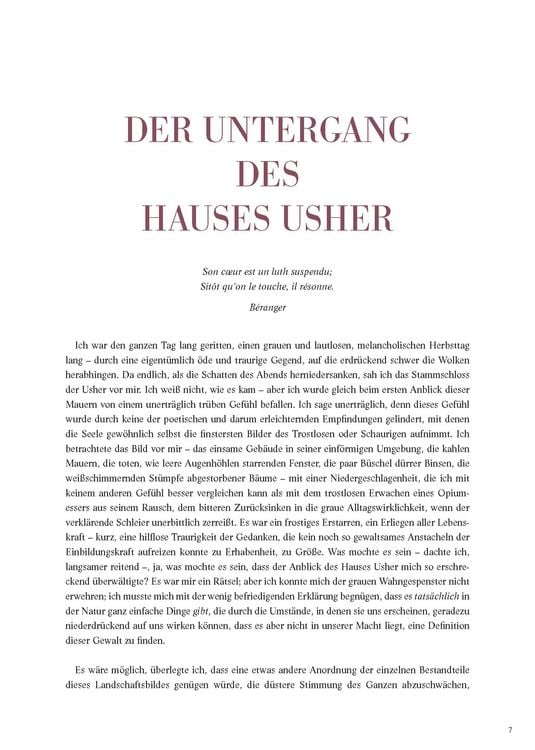 Produktbild: Der Untergang des Hauses Usher (illustrierter Roman)