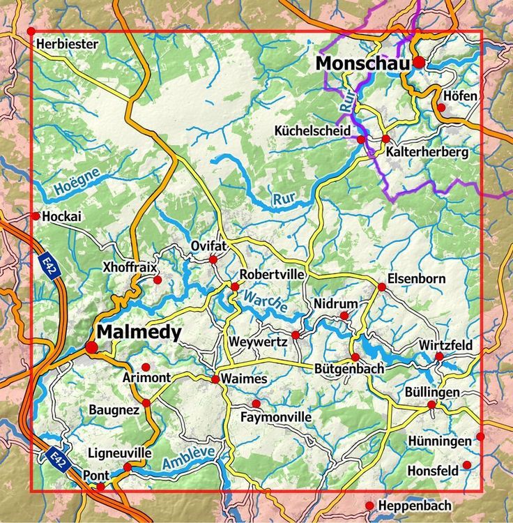 Produktbild: Eifelwandern 6 - B&uuml;tgenbach, Malmedy