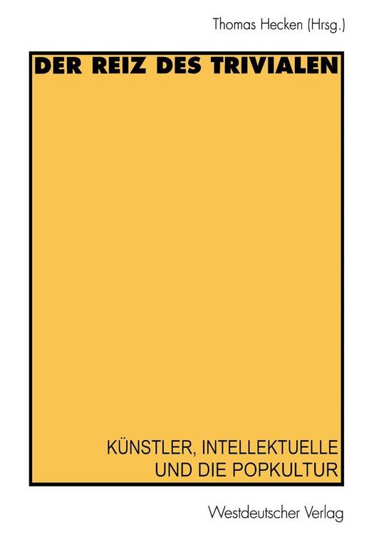 Produktbild: Der Reiz des Trivialen