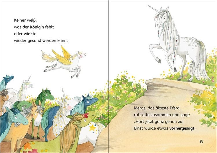 Produktbild: Lesel&ouml;wen 1. Klasse - Die Insel der magischen Pferde