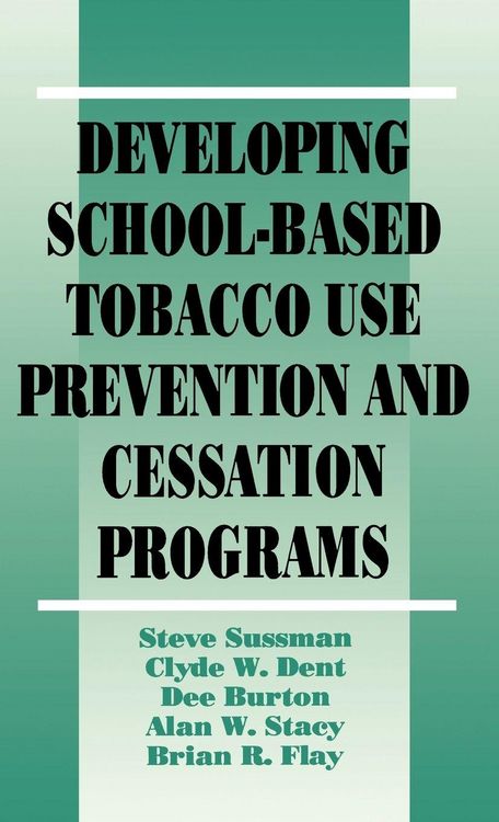 Produktbild: Developing School-Based Tobacco Use Prevention and Cessation Programs