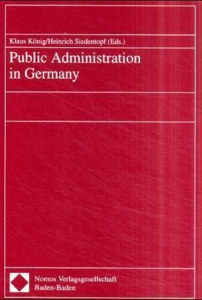 Produktbild: Public Administration in Germany