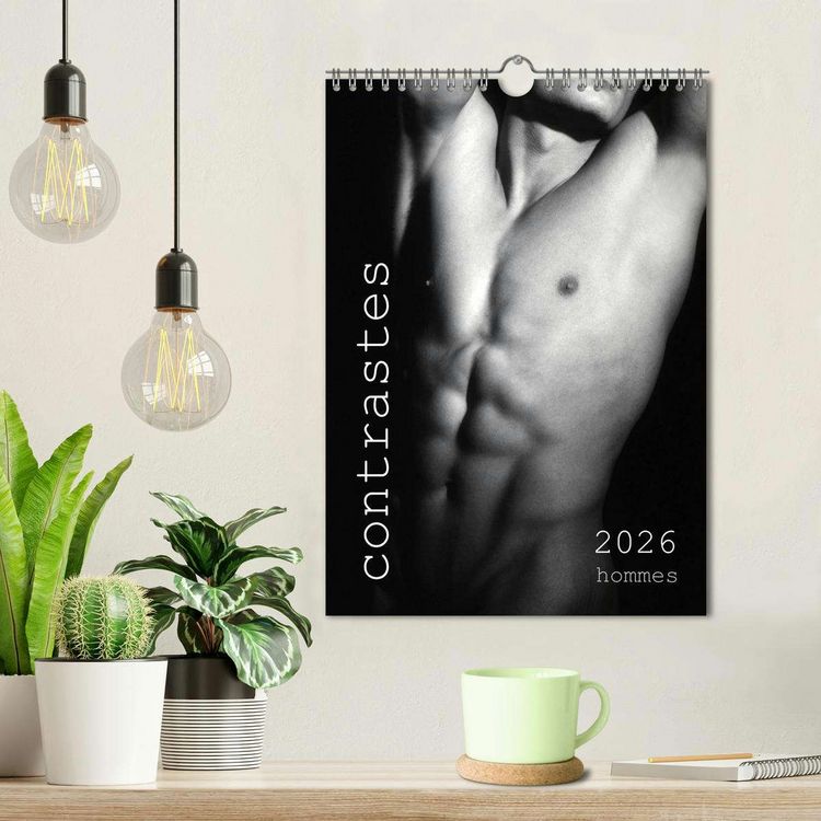 Produktbild: contrastes hommes (Calendrier mural 2026 DIN A4 horizontal), CALVENDO calendrier mensuel