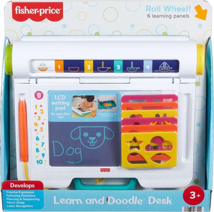 Produktbild: Fisher-Price Lern- und Zeichenbrett, Schreiben und Zeichnen ohne Verwischen Ta