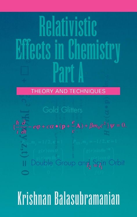 Produktbild: Relativistic Effects in Chemistry