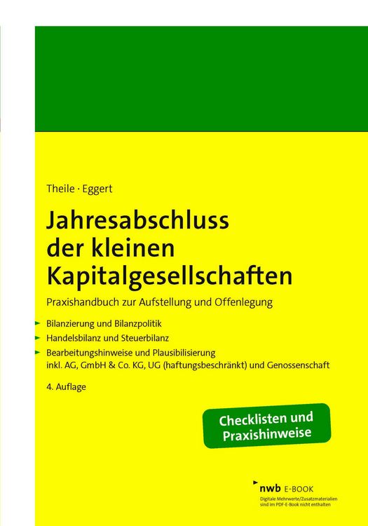 Produktbild: Jahresabschluss der kleinen Kapitalgesellschaften
