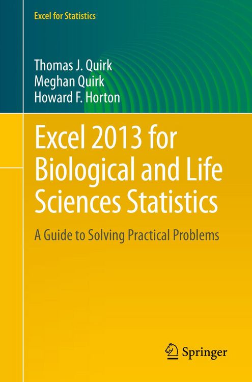 Produktbild: Excel 2013 for Biological and Life Sciences Statistics