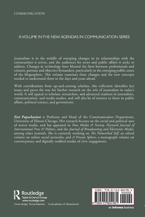 Produktbild: Journalism and Citizenship