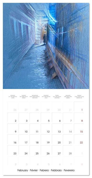 Produktbild: Impressions pastel (Calendrier mural carr&eacute; 2026 30x30 cm) Calendrier double avec une page pour vos prises de notes