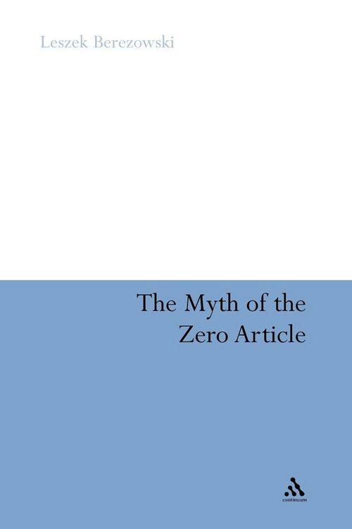 Produktbild: The Myth of the Zero Article