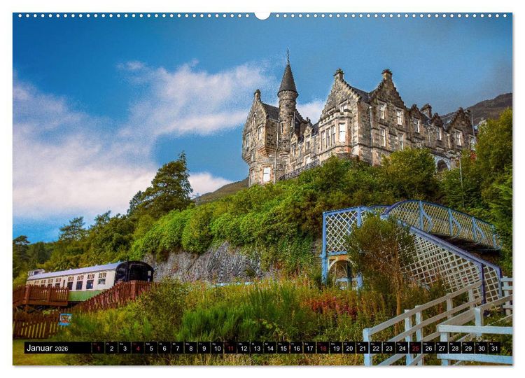 Produktbild: Blickpunkte SCHOTTLAND (Wandkalender 2026 DIN A2 quer), CALVENDO Monatskalender
