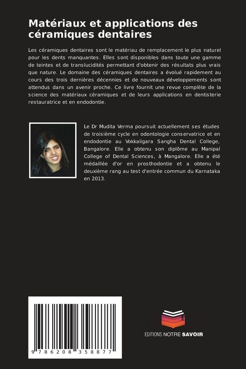 Produktbild: Mat&eacute;riaux et applications des c&eacute;ramiques dentaires