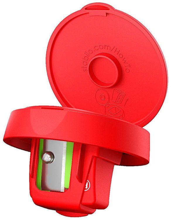 Produktbild: STABILO woody 3 in 1, Dosenspitzer rot