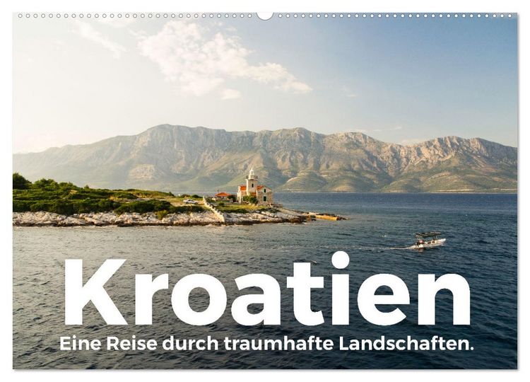 Produktbild: Kroatien - Eine Reise durch traumhafte Landschaften. (Wandkalender 2026 DIN A2 quer), CALVENDO Monatskalender