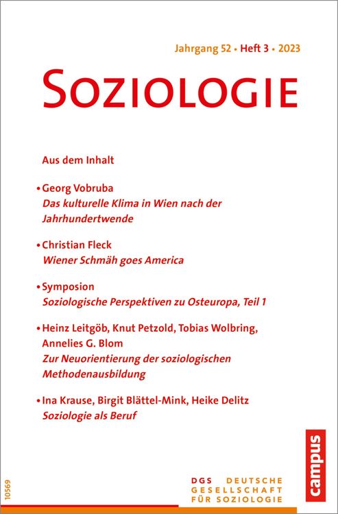 Produktbild: Soziologie 03/2023