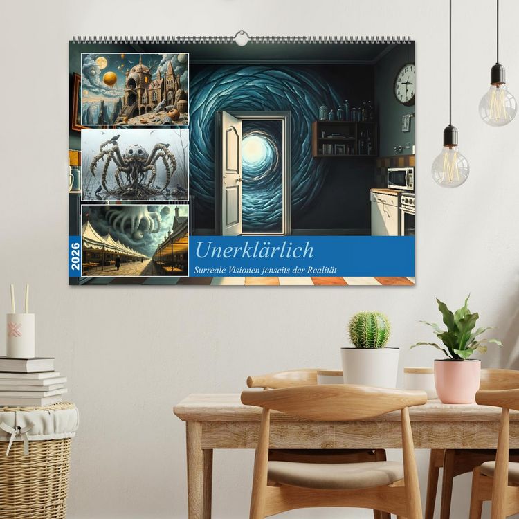Produktbild: Unerkl&auml;rlich (Wandkalender 2026 DIN A2 quer), CALVENDO Monatskalender
