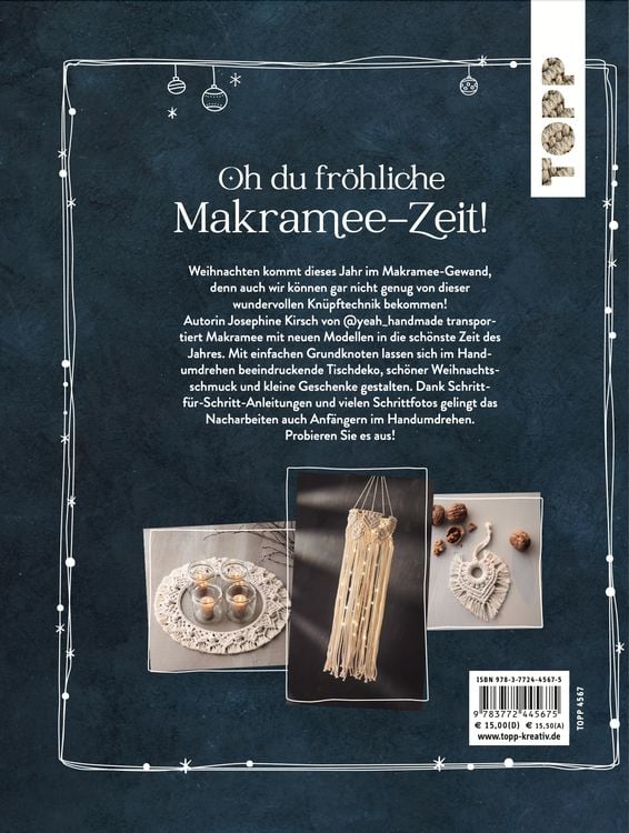 Produktbild: Weihnachtliches Makramee