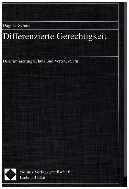 Produktbild: Differenzierte Gerechtigkeit