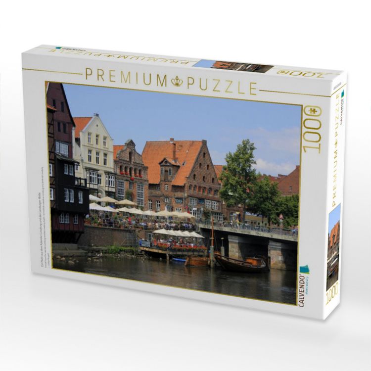 Produktbild: CALVENDO Puzzle Ein Motiv aus dem Kalender L&uuml;neburg und die L&uuml;neburger Heide | 1000 Teile Lege-Gr&ouml;&szlig;e 64x48cm Foto-Puzzle f&uuml;r gl&uuml;ckliche Stunden
