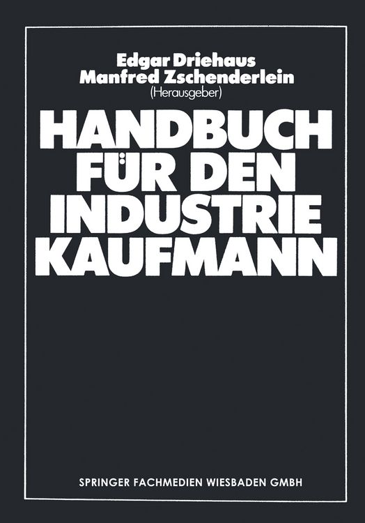 Produktbild: Handbuch f&uuml;r den Industriekaufmann
