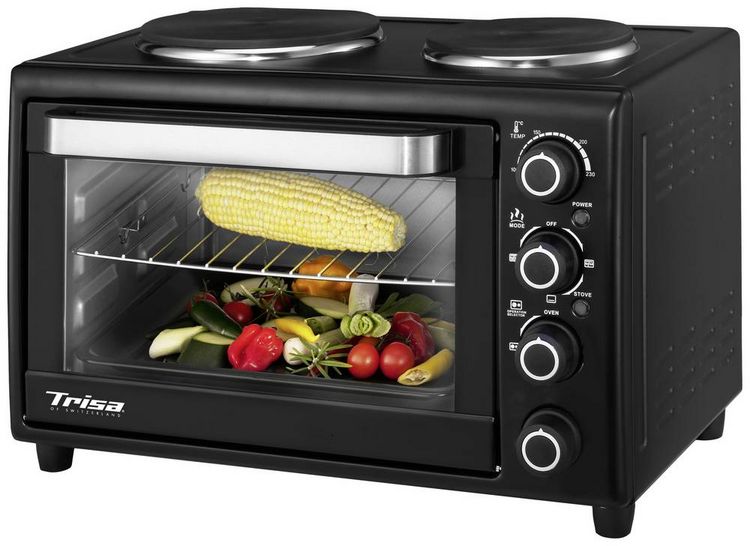 Produktbild: Trisa Bake & Cook Minibackofen mit Kochfunktion, Timerfunktion