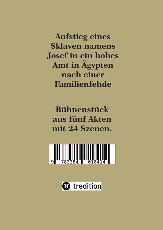 Produktbild: Josef in &Auml;gypten