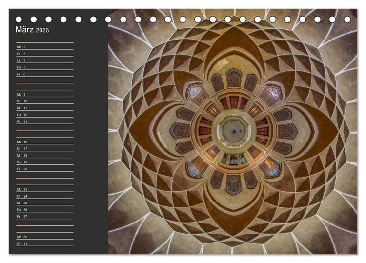 Produktbild: Orientalische Architektur - Verzaubernd (Tischkalender 2026 DIN A5 quer), CALVENDO Monatskalender