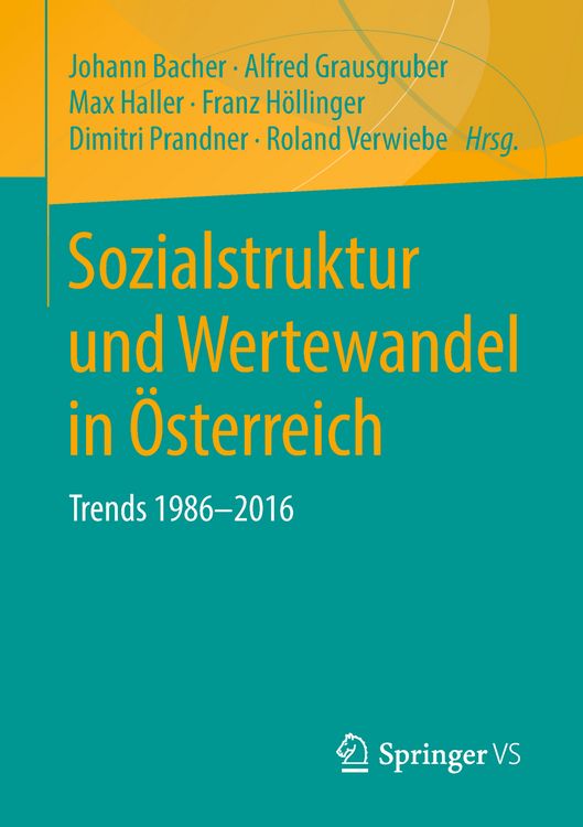 Produktbild: Sozialstruktur und Wertewandel in &Ouml;sterreich