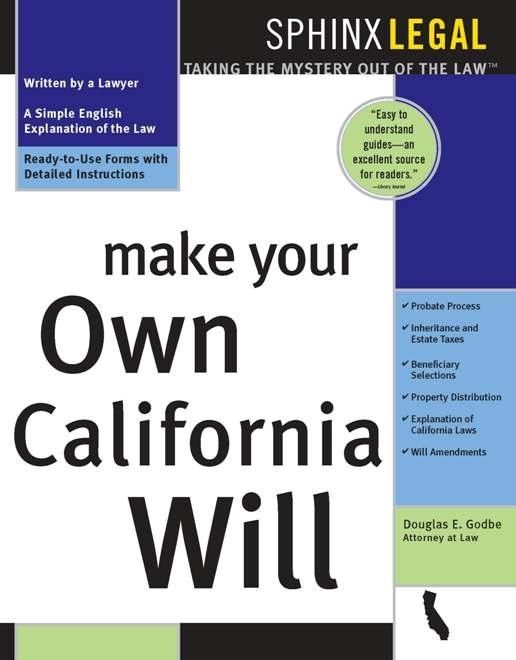 Produktbild: Make Your Own California Will