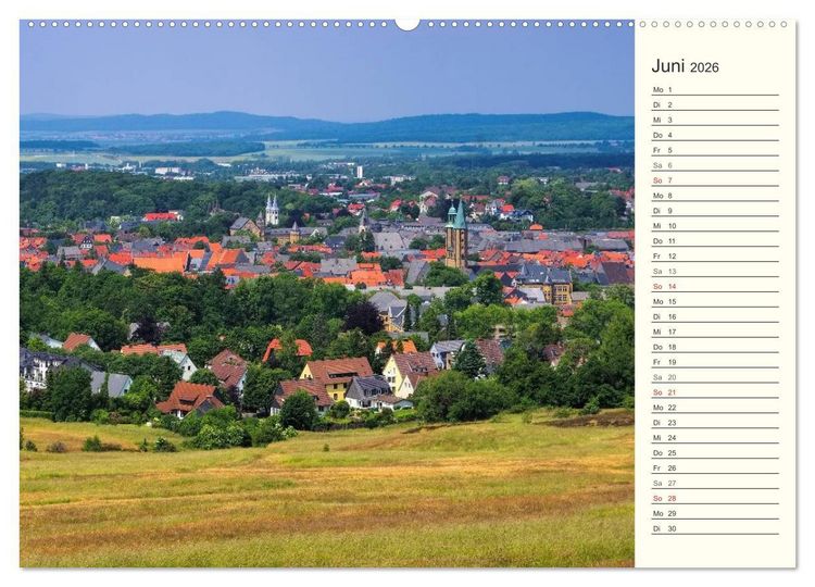 Produktbild: Goslar - Hanse- und Kaiserstadt im Harz (Wandkalender 2026 DIN A2 quer), CALVENDO Monatskalender