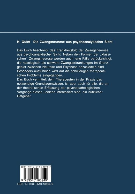 Produktbild: Die Zwangsneurose aus psychoanalytischer Sicht
