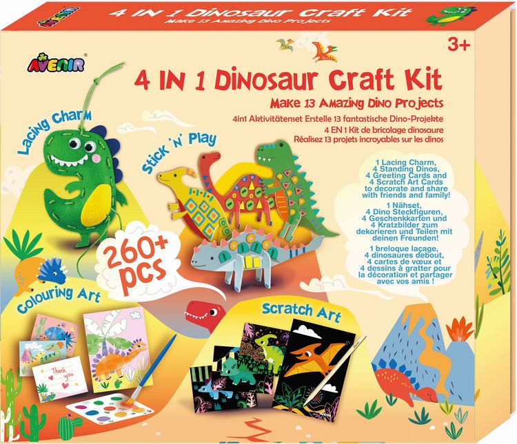 Produktbild: Avenir Kreativset Dinosaurier