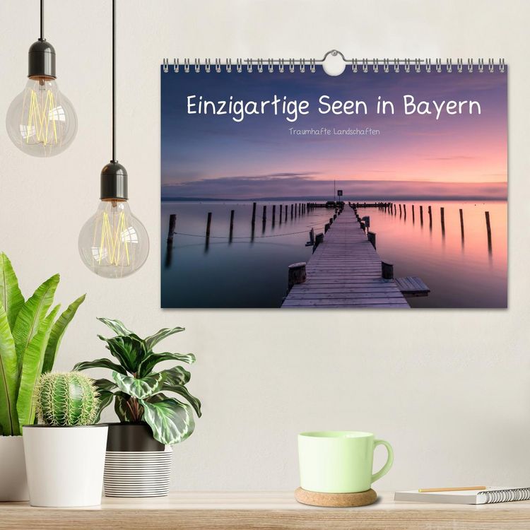 Produktbild: Einzigartige Seen in Bayern (Wandkalender 2026 DIN A4 quer), CALVENDO Monatskalender